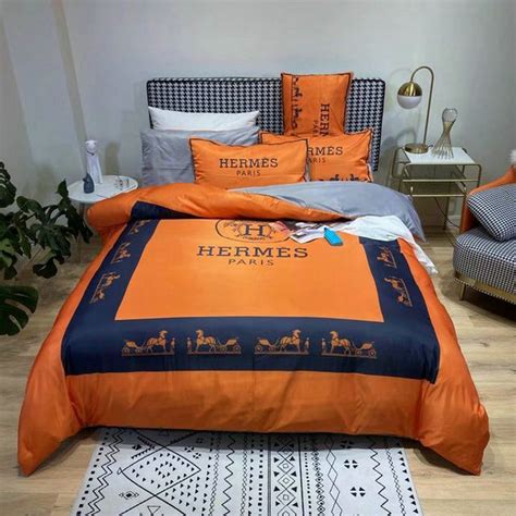 hermes bedsheet